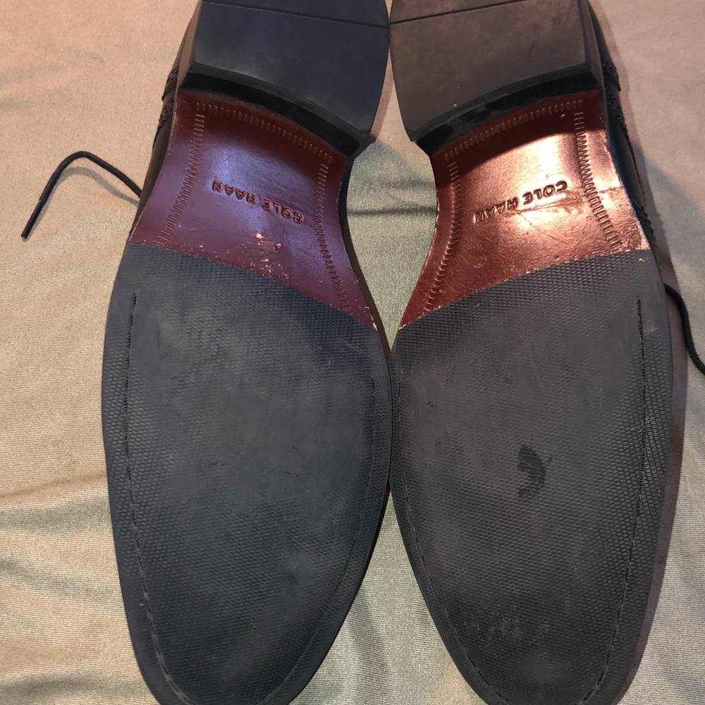 Men’s Cole Haan wing tip dress shoes size 13 - Picture 11 of 16